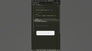 Format Strings | Python for Beginners #4