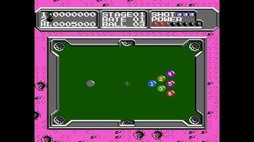 Lunar Pool (NES) - Stage 1
