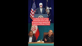 Les États-Unis et l’Iran annoncent avoir conclu un accord pour mettre fin à la guerre.