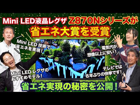 Congratulations! The Mini LED LCD REGZA Z870N series won the