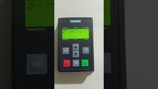 how to parameter settings in Siemens sinamics G120 Drive