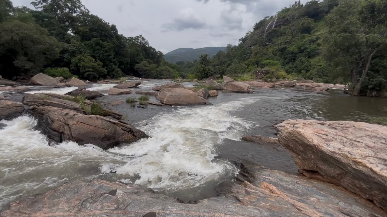 Trek thru#kanthaloor river#Eraichipara falls