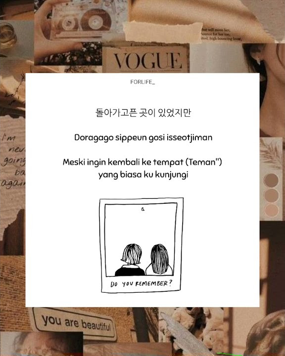 Story Wa/Ig Keren Lagu Korea My Dear Friends (IU) || Lirik Terjemahan