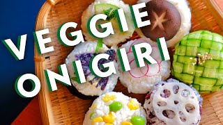 ONIGIRI Veggie Version | rice balls | Takoshiho Cooks Japan