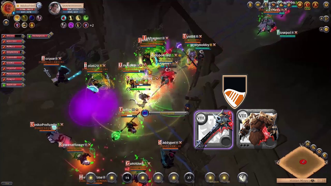 Albion Online Run through them Inheritance Guild YouTube