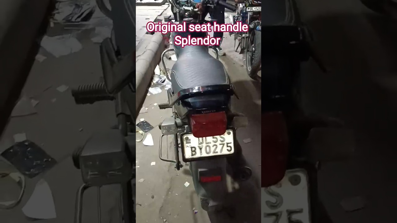 Splendor ka Original Seat Handle Modified 💪😎 Bike 