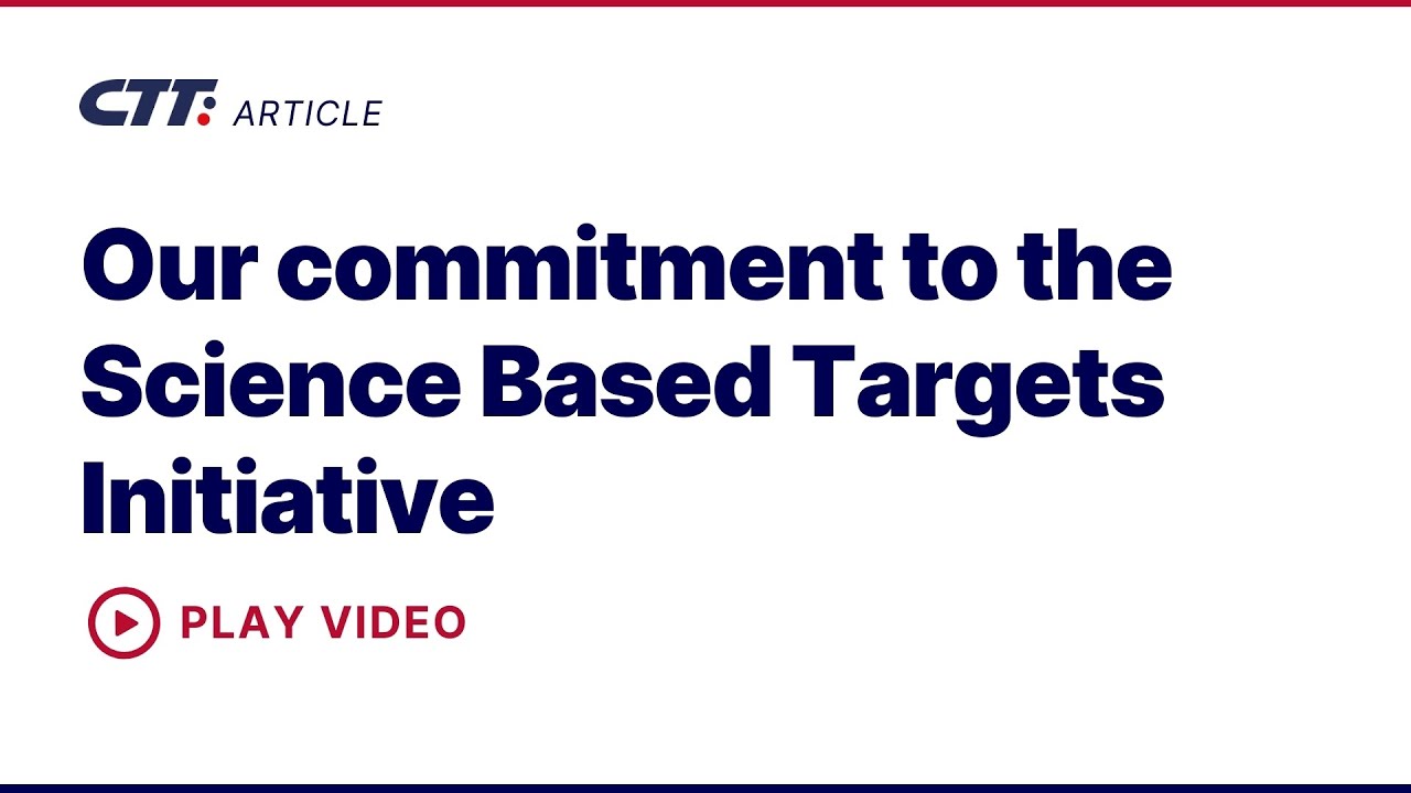 🌿 CTT Systems commitment to the Science Based Targets Initiative (SBTi)
