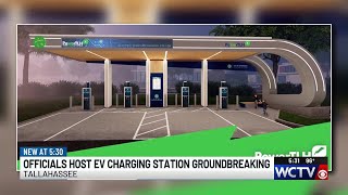City of Tallahassee breaks ground on city’s first fast charging station for electric vehicles