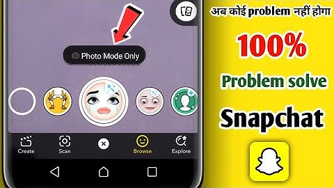 photo mode only snapchat problem, photo mode only snapchat filter problem, crying snapchat reelvideo