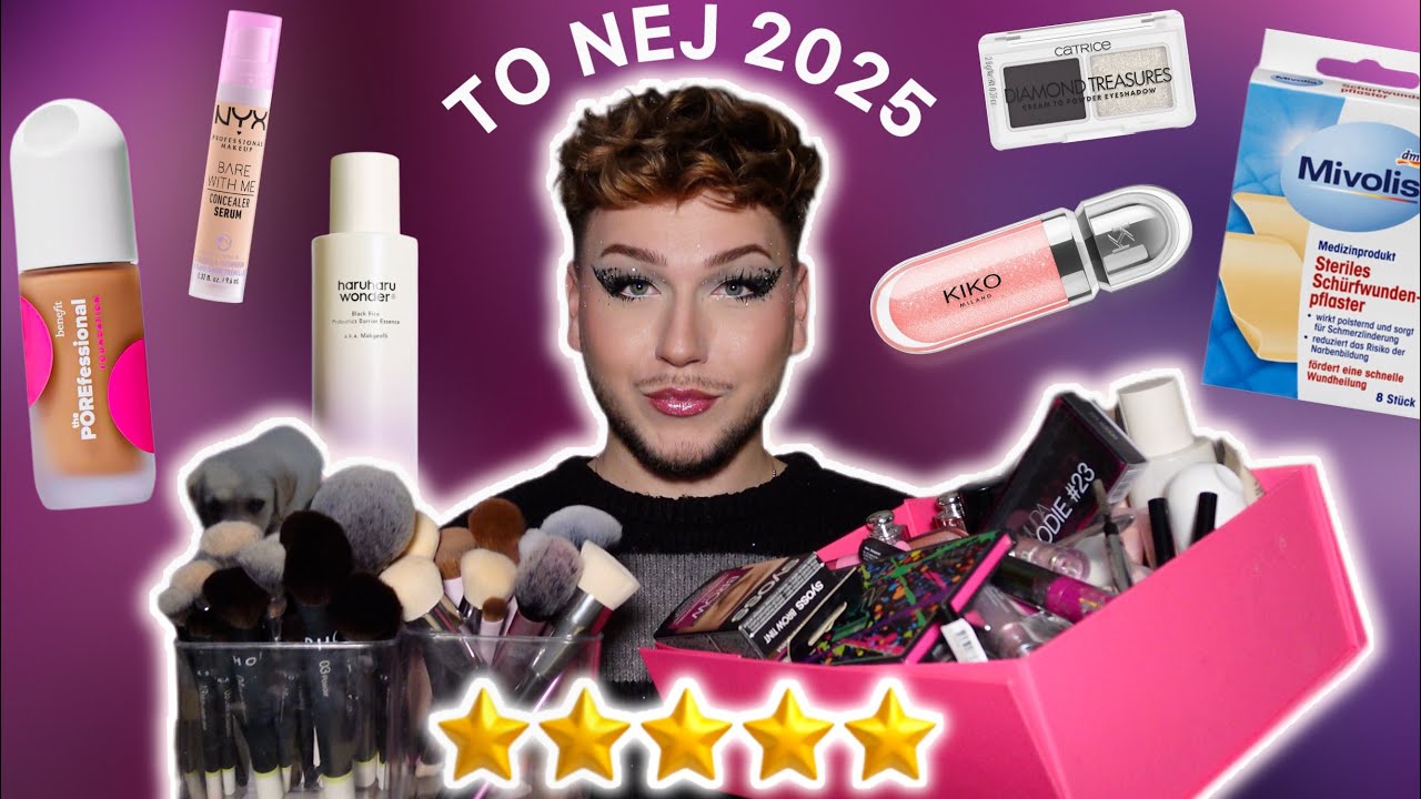 Detailně recenzuji moje topky za rok 2025! -kosmetika, štětce a yapping