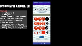 ""Simple and Easy Calculator - Part 2: Android Studio and XML" Building an Easy-to-Use Calculator
