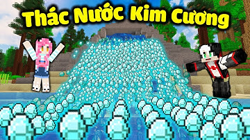 REDHOOD PHÁT HIỆN THÁC NƯỚC KIM CƯƠNG CỦA PRO TRONG MINECRAFT*MỀU TÌM ĐƯỢC CON SÔNG KIM CƯƠNG BÍ MẬT