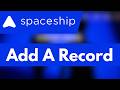 How To Add A Record in Spaceship Domain (Step By Step)