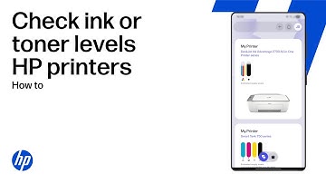 Check HP printer ink or toner levels | HP Support