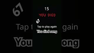 You died song!! #viral #game