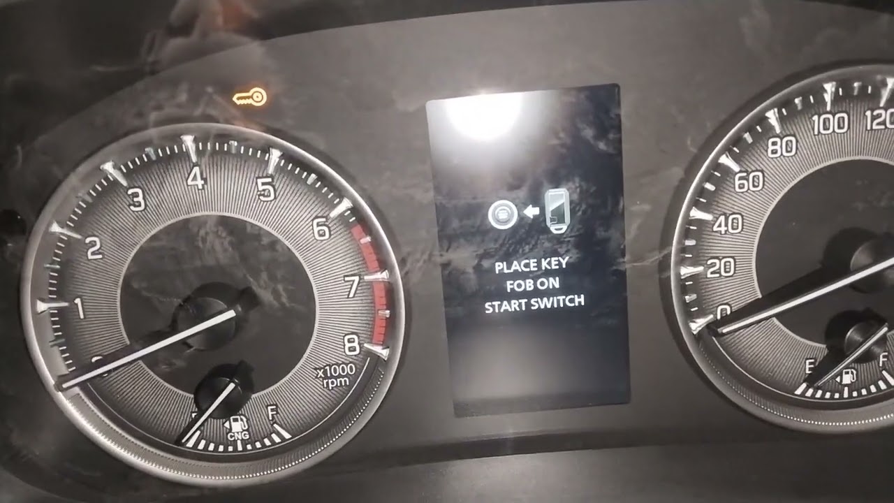 Maruti Suzuki key Fob not detected.