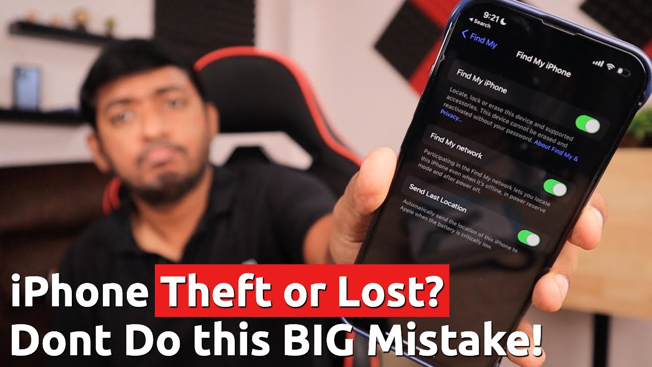 iPhone THEFT or LOST? 🔥 Don't Do this BIG Mistake! - YouTube