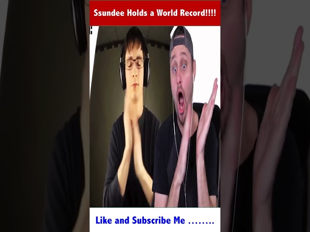 Ssundee Holds a World Record !!!!!!!!!!!! #shorts class=