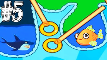 Save The Fish - Gameplay Walkthrough Part 5 All Levels 111-130 (ios,Android)