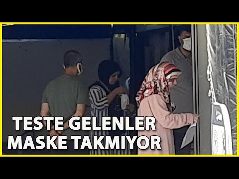 Koronavirüs Testi için Hastaneye Gidenlerin 'Maske' Umursamazlığı