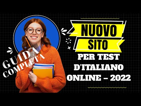 Nuovo sito per Prenotare test d’italiano online (2022)