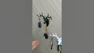 Móc treo đồ, móc treo chìa khóa, móc khóa sừng đầu hươu #shorts.