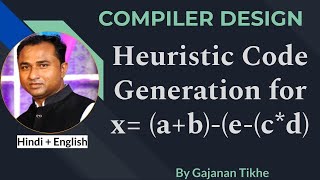 Heuristic Code Generation Algorithm with Example | Compiler Design