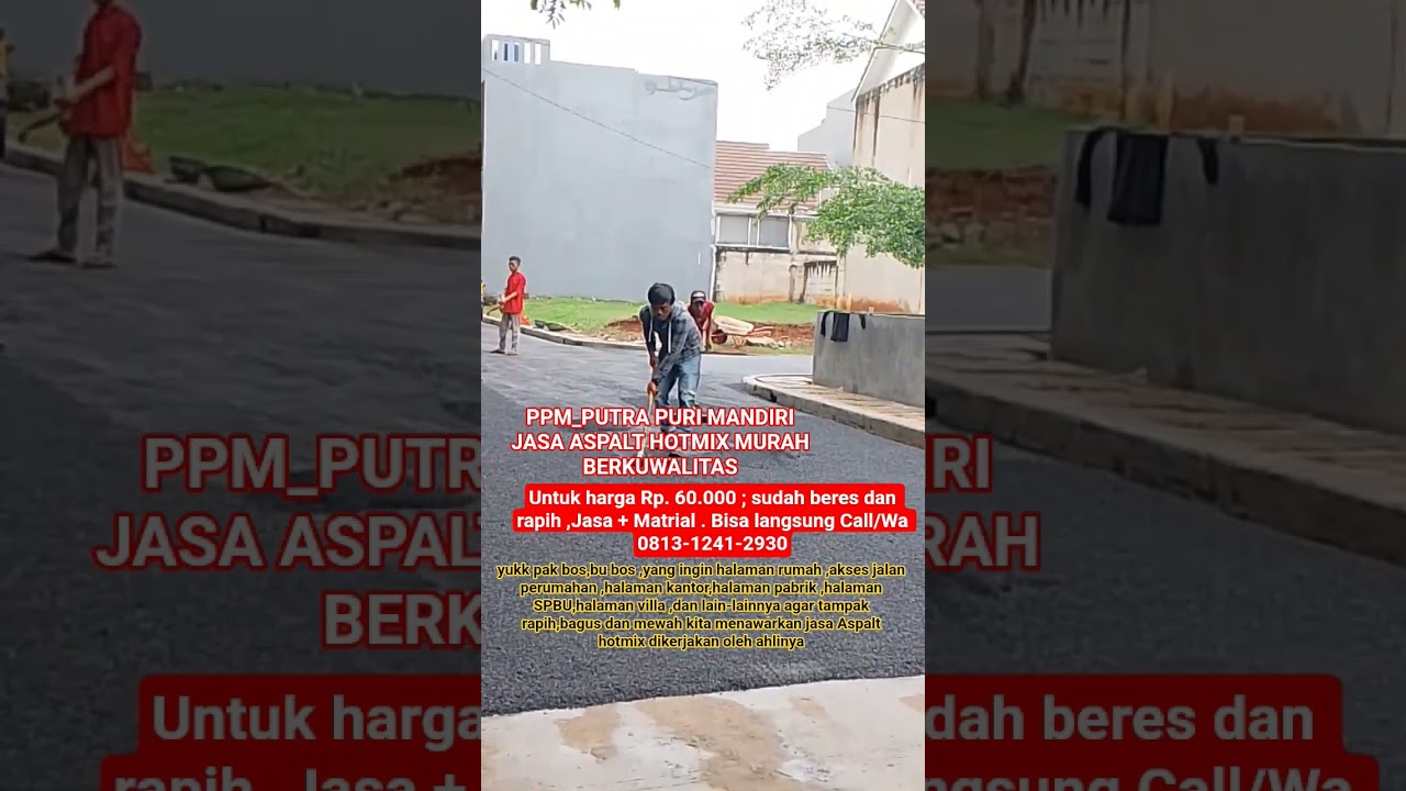 JASA ASPALT HOTMIX MURAH BERKUWALITAS