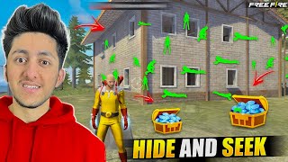 Playing Hide And Seek In Clock Tower With 30 Chimkandi 😂 10,000 Diamond Challenge - Free Fire Max