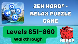 Celebrity Zen Word Levels 851-860 Profile