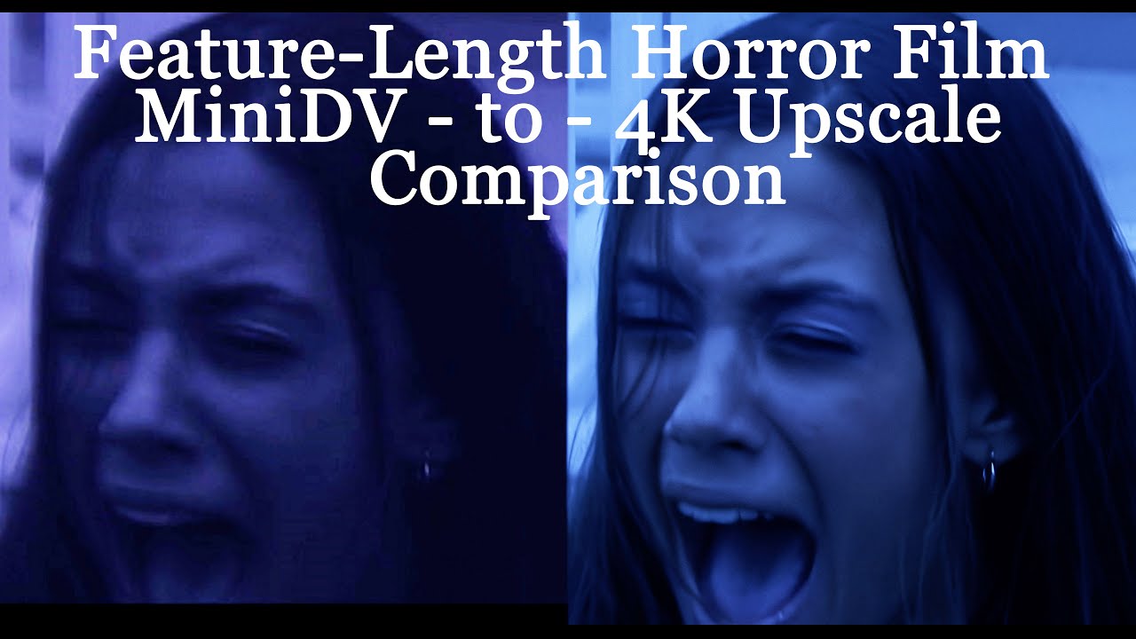 DEAD/UNDEAD (2002) SD Mini DV to 4K Upscale Comparison - Topaz Video Enhance - Horror Film