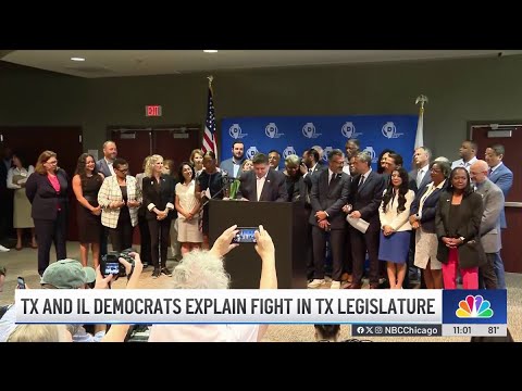 Texas Democrats, Illinois Gov. JB Pritzker hold update on redistricting ...