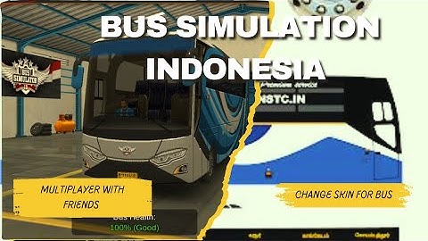 Bus Simulator Indonesia | How to Play Multiplayer with Friends & Upload Custom Bus Skins 🚍✨