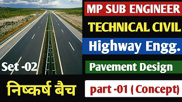 Mp Sub Engineer Vacancy 2022 | Highway Engg. ( Pavement Design) | निष्कर्ष बैच |