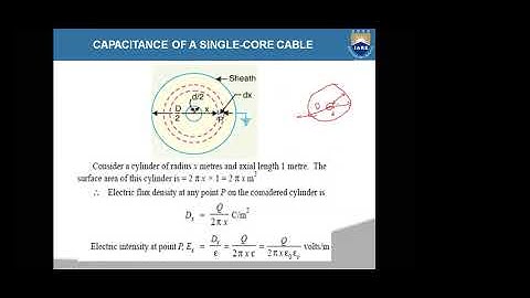 EPTS - Lecture 30: Insulation Resistance, Capacitance and Dielectric Stress of a single core cable