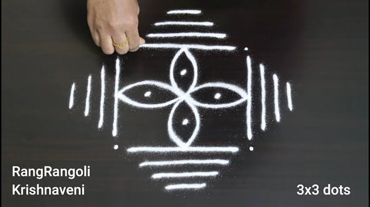 Dhanurmasam Sankranthi Muggulu🌺Pongal Kolam🌺3 dots Traditional Rangoli🌺RangRangoli Krishnaveni