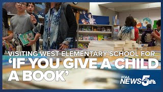If You Give a Child A Book Campaign visits West Elementary School in Colorado Springs