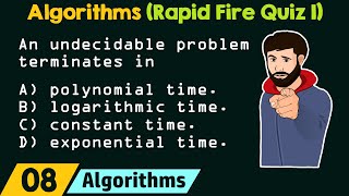 Algorithms - Rapid Fire Quiz 1