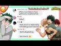 'Who's Most Likely To?' - BNHA/MHA group chat (texting story)