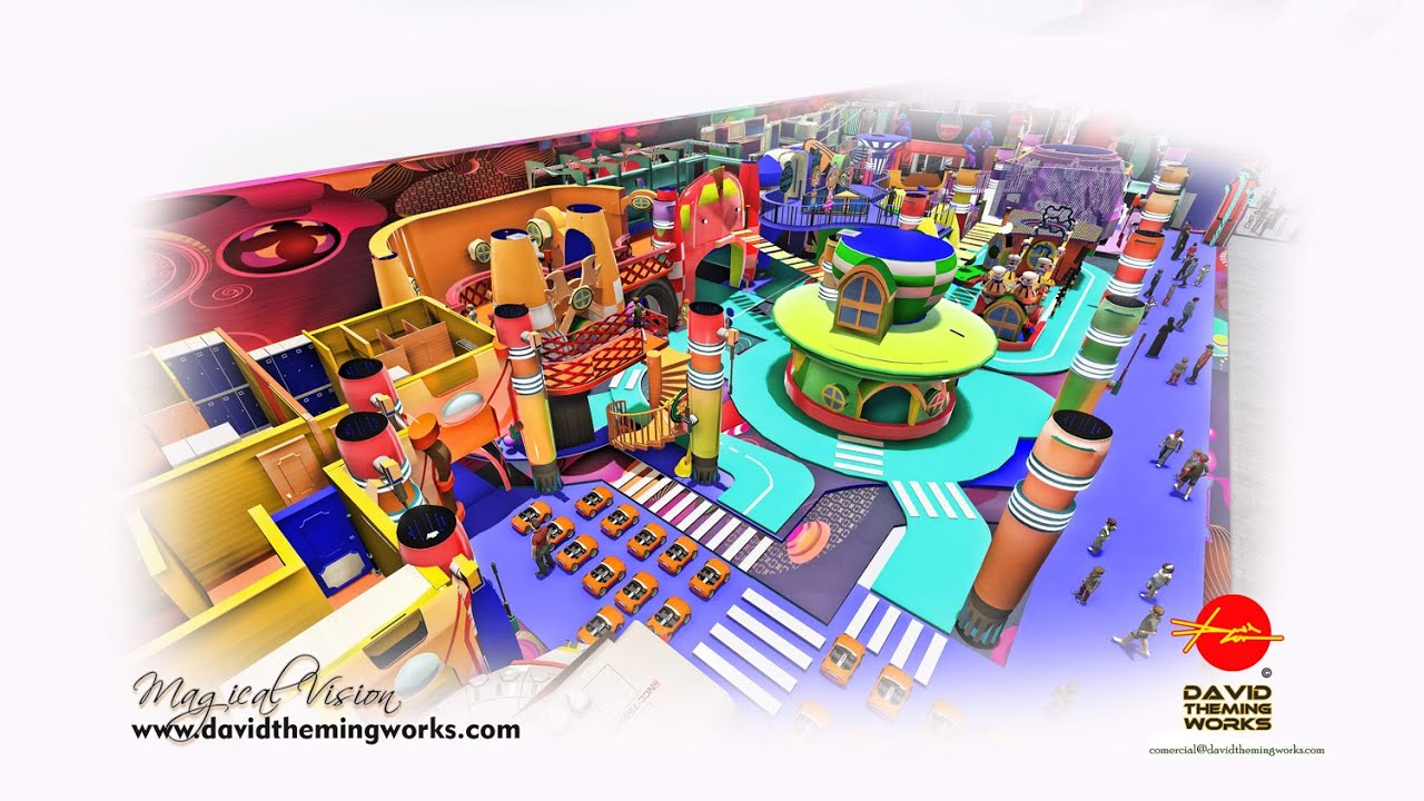 INDOOR THEME PARK DESIGN AND CONSTRUCTION DAVID THEMING WORKS YouTube