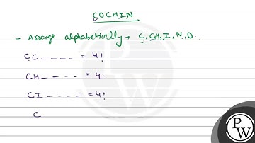 The letters of the word COCHIN are permuted and all the permutations are arranged in an alphabet....