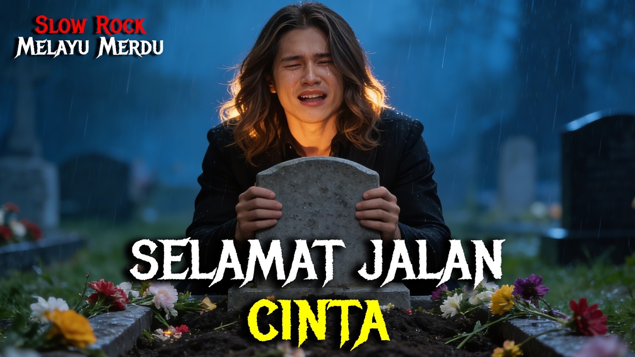 Slow Rock Melayu Sedih Menyayat Hati | SELAMAT JALAN CINTA (Official Lyric Video) | Lagu Jiwang