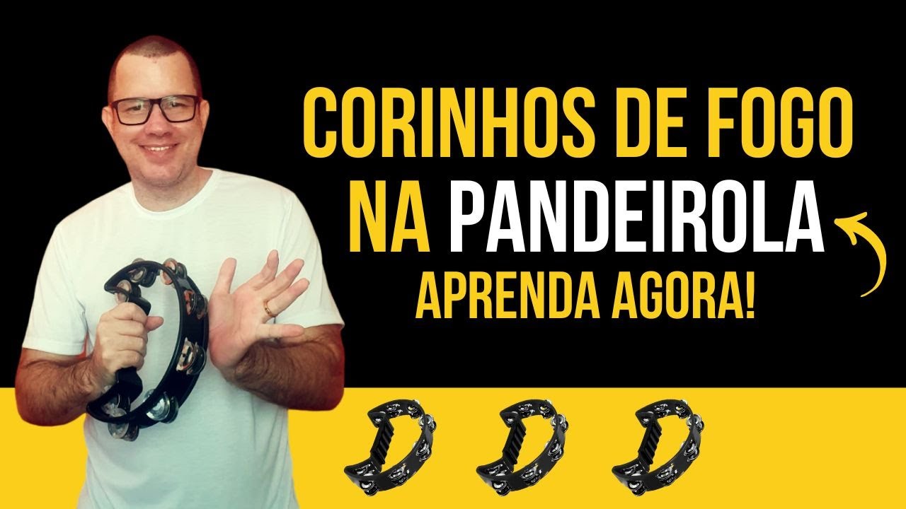 Como Tocar Corinhos de Fogo na Pandeirola ou Meia Lua | ANDRÉ PASSOS