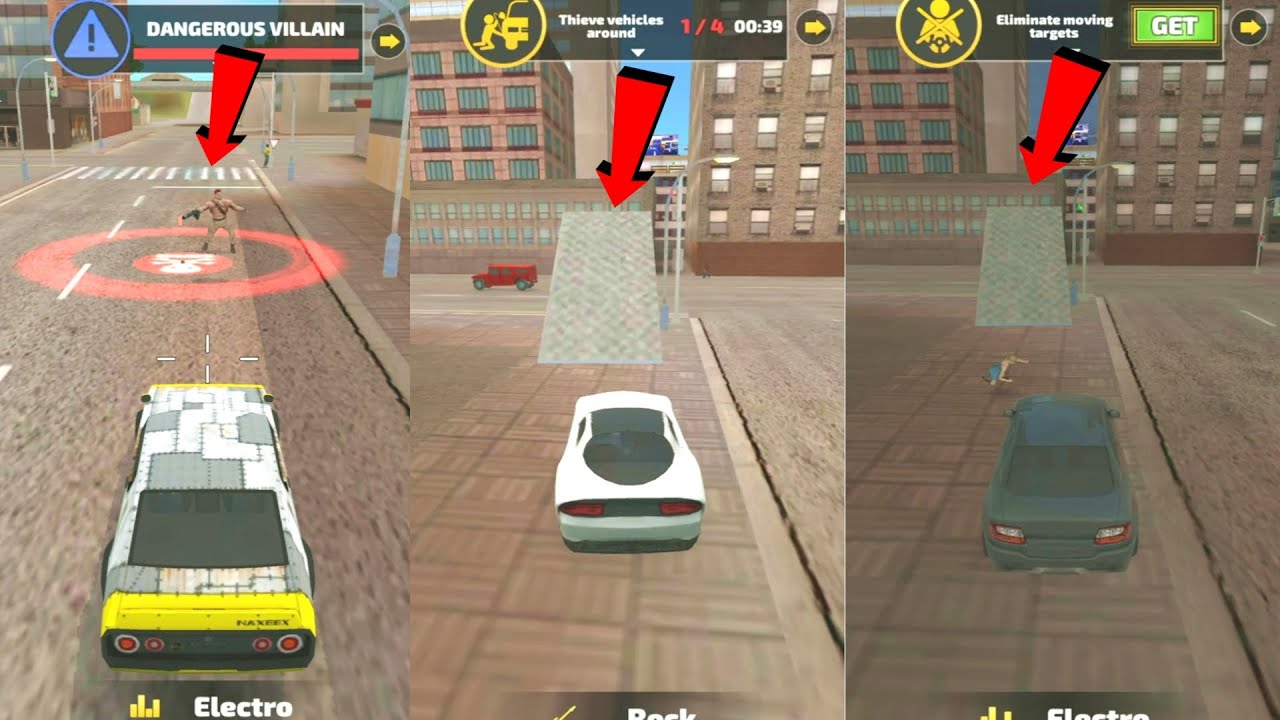 Rope Hero: Vice Town (Vehicle Jumps on Dual Cement Stunt Platform) Who is Long Jump Cars 