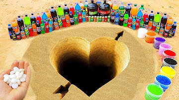 EXPERIMENT: Big Toothpaste Eruption from Giant Coca-Cola Rocket, Mtn Dew, Fanta, Cola and Mentos