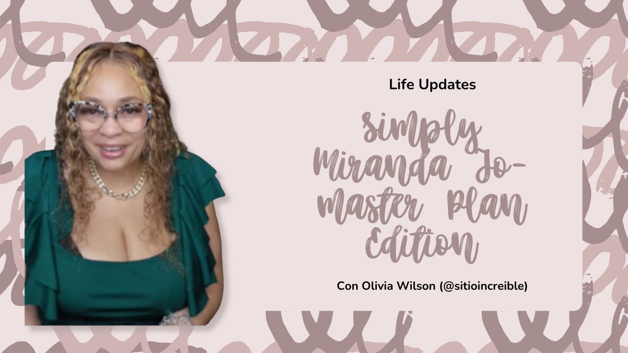 Life Updates and Plans for Mrs. Thinking of a Master Plan