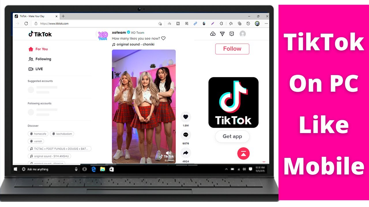 How to Use TikTok on Desktop (PC or Mac)