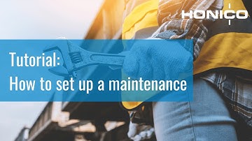 BatchMan Tutorial: How to set up a maintenance