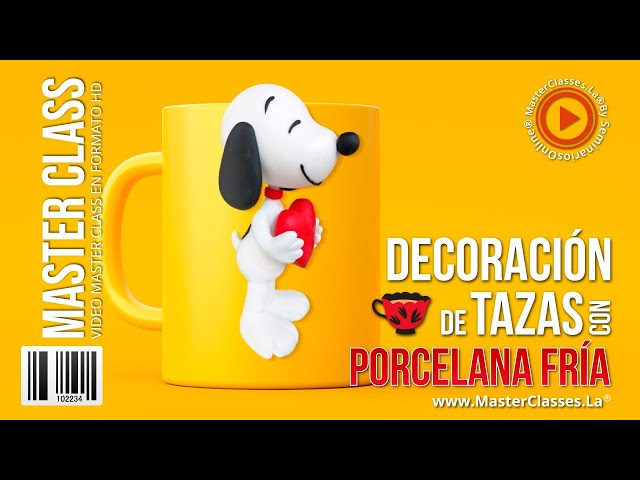 Decoración de Tazas con Porcelana Fría - Pon en marcha tu negocio.