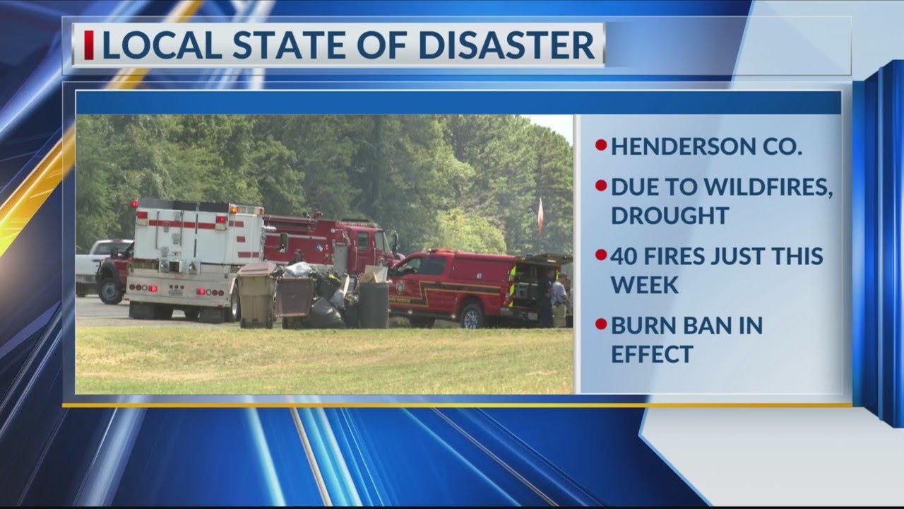 Henderson County declares Local State of Disaster YouTube